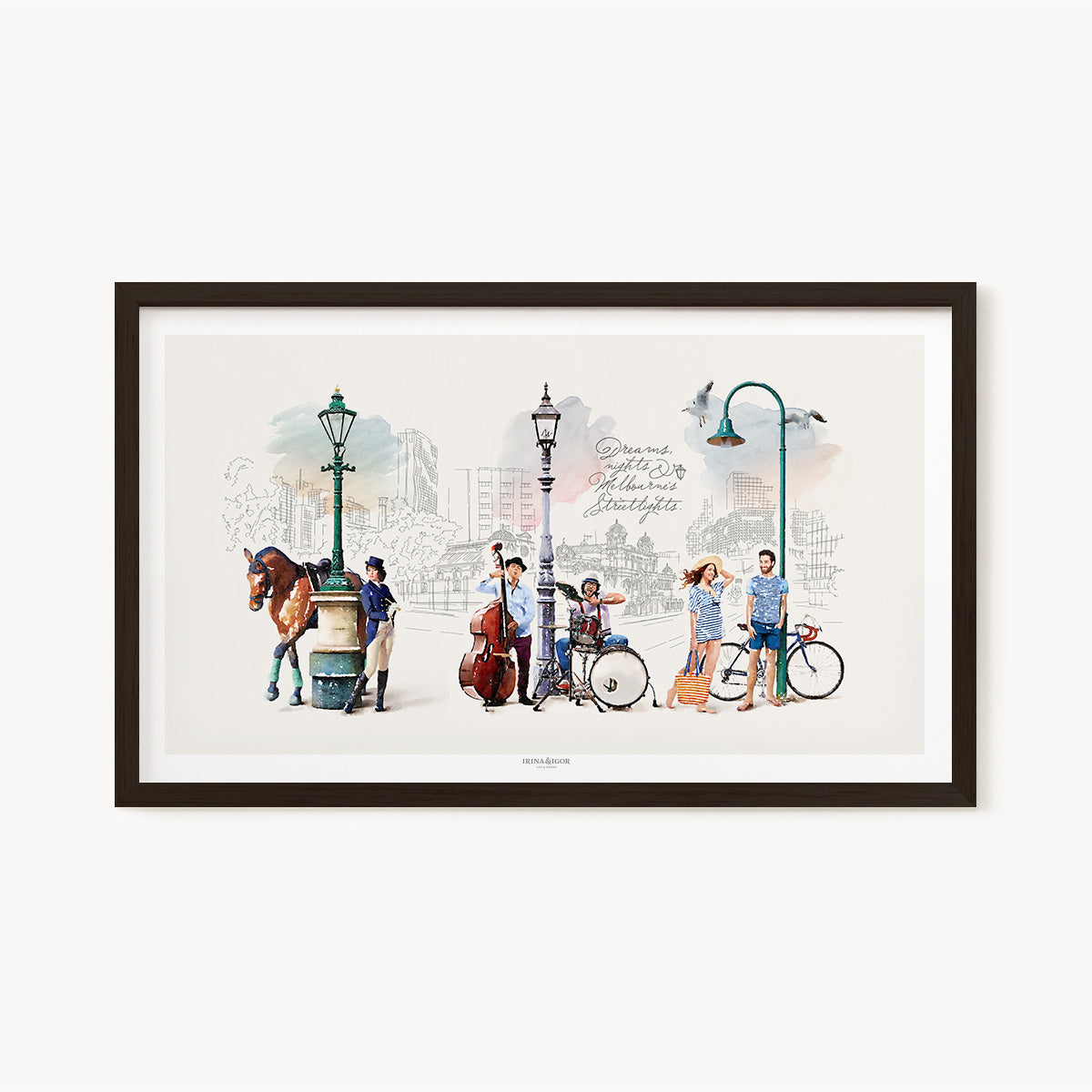 Melbourne's Streetlights / Panorama 01