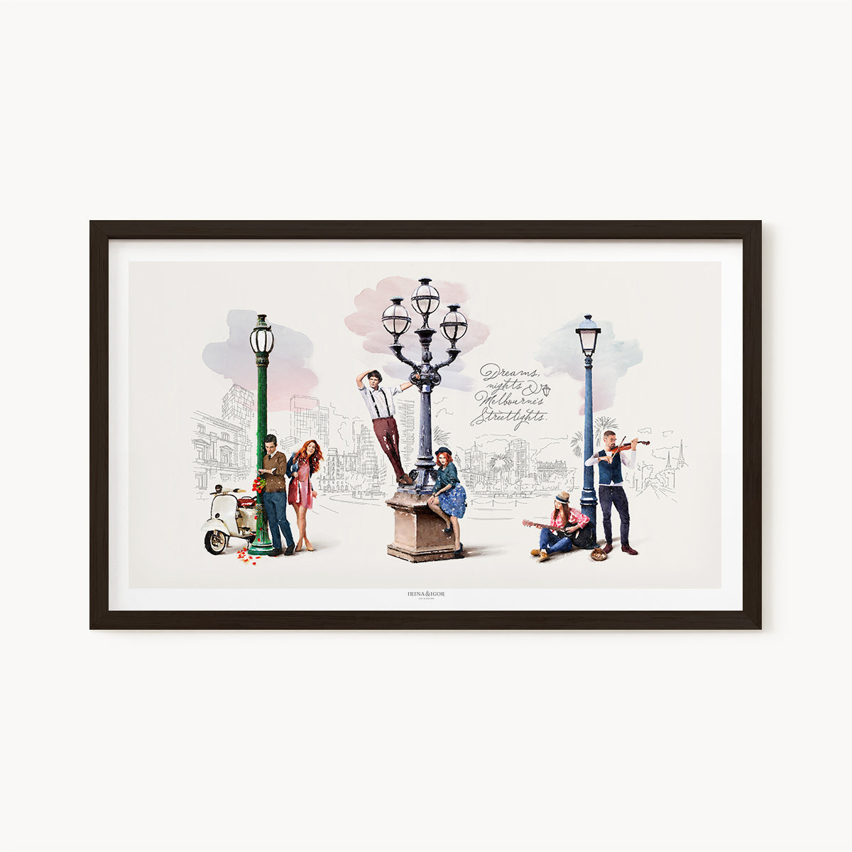 Melbourne's Streetlights / Panorama 03