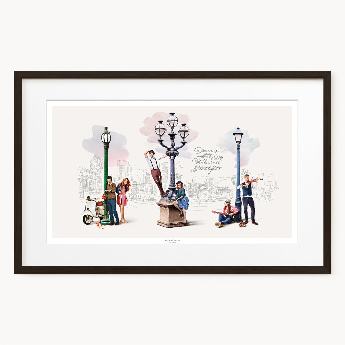 Melbourne's Streetlights / Panorama 03