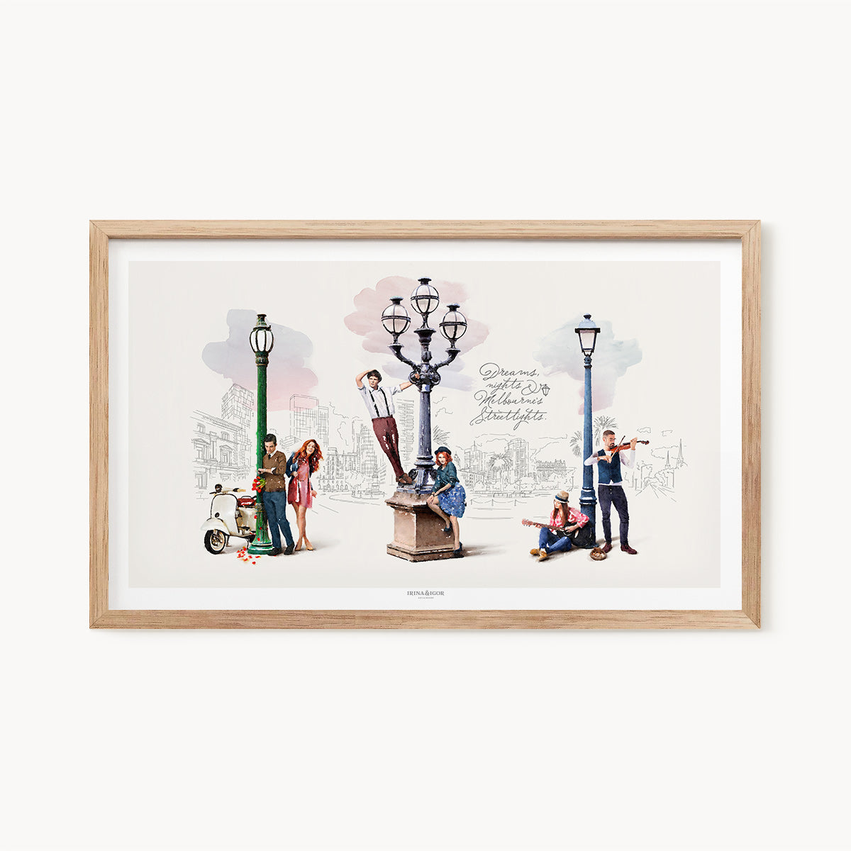 Melbourne's Streetlights / Panorama 03