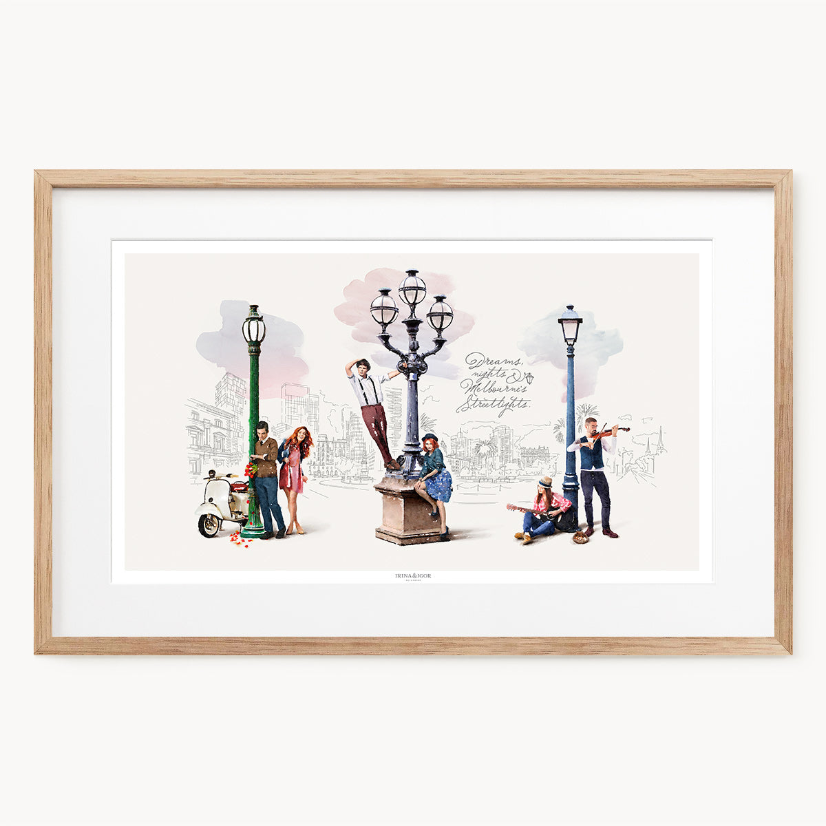 Melbourne's Streetlights / Panorama 03