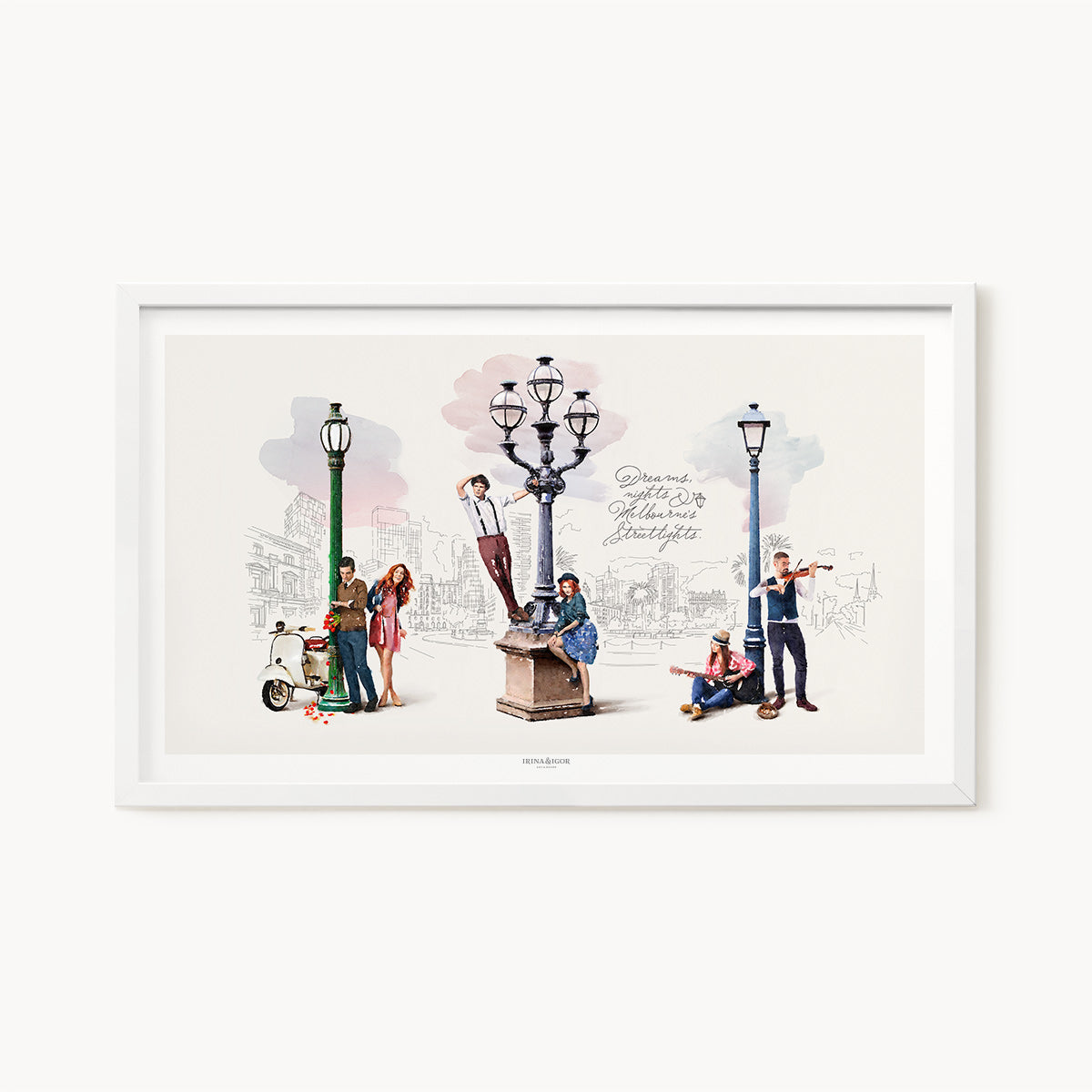 Melbourne's Streetlights / Panorama 03