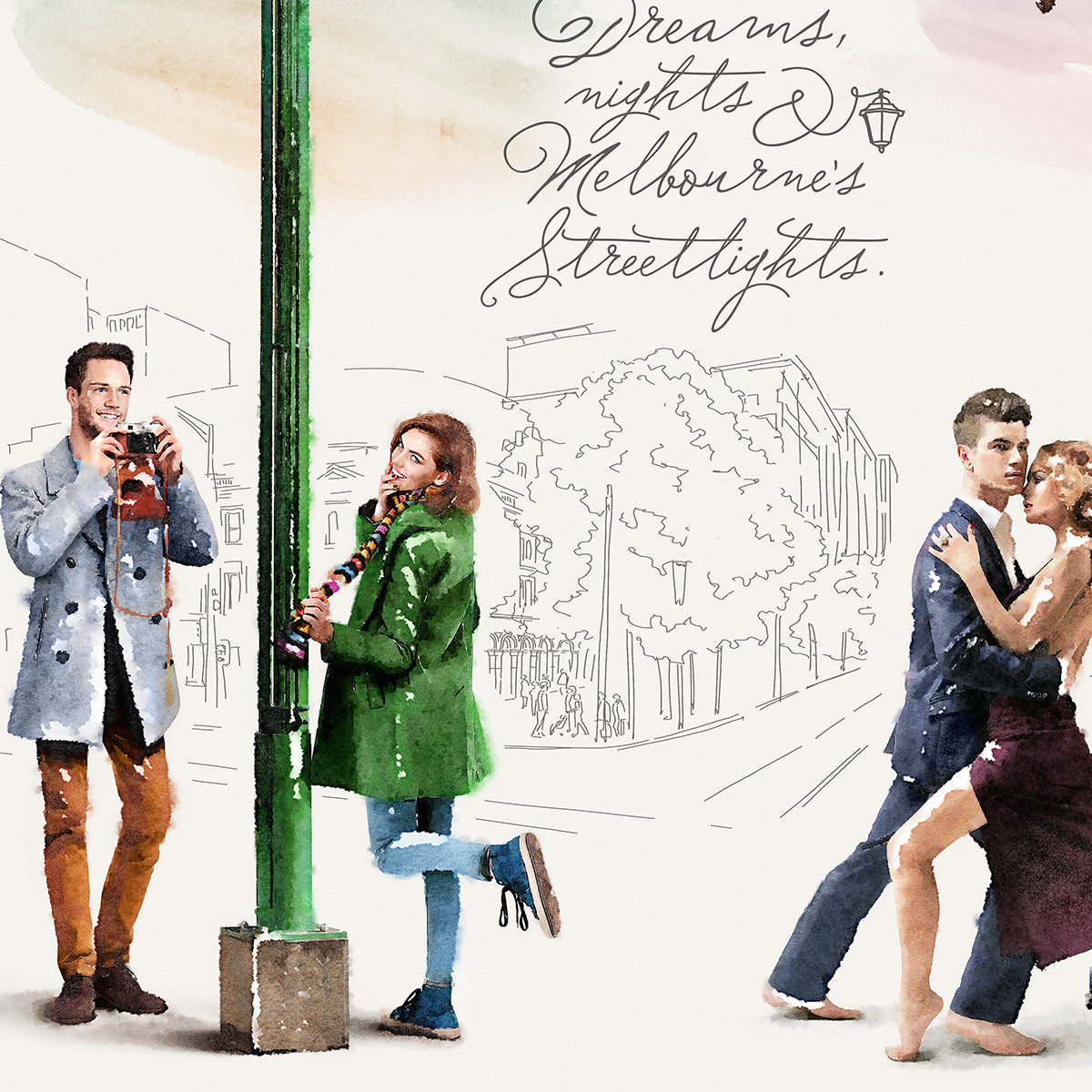 Melbourne's Streetlights / Panorama 06