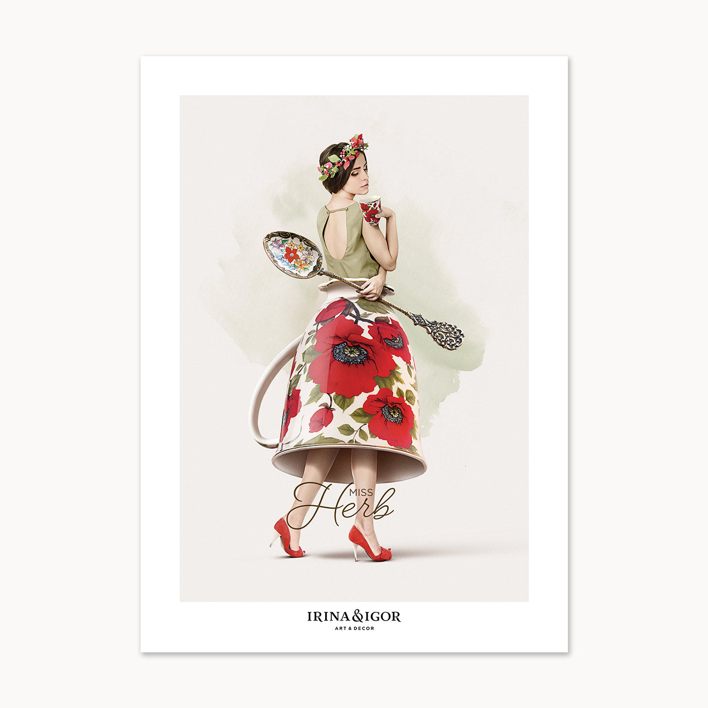 Postcard Bundle 'Cafe Style'. Set of 6