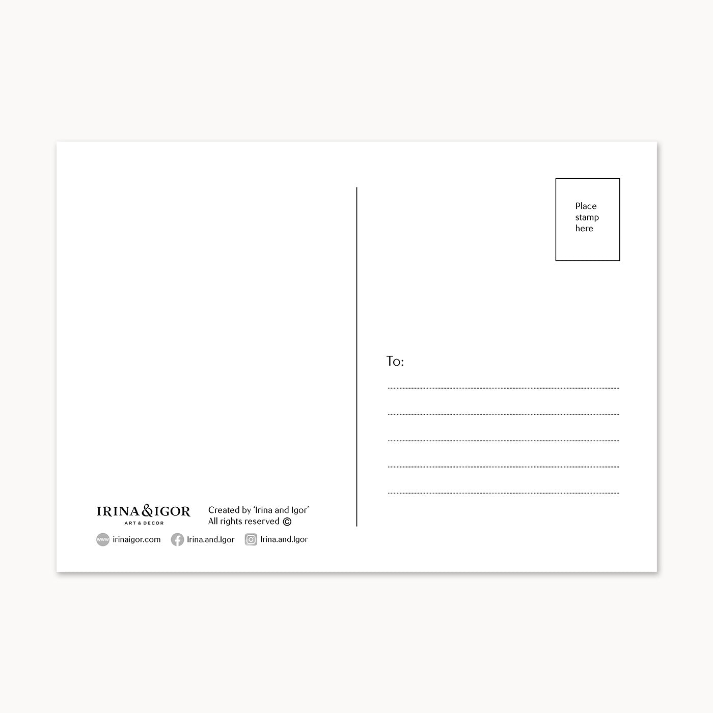 Postcard Bundle 'Mix #01'. Set of 6